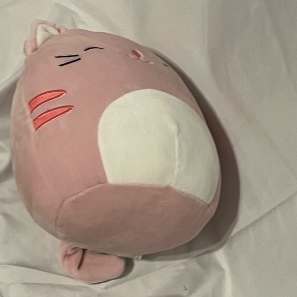 Squishmallows 8" Paulita Pink Cat 2021 Plush Kellytoy Toy Easter Tabby - Picture 4 of 8